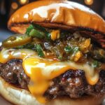 spicy jalapeno onion smash burgers