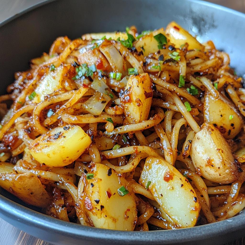 spicy potato noodles