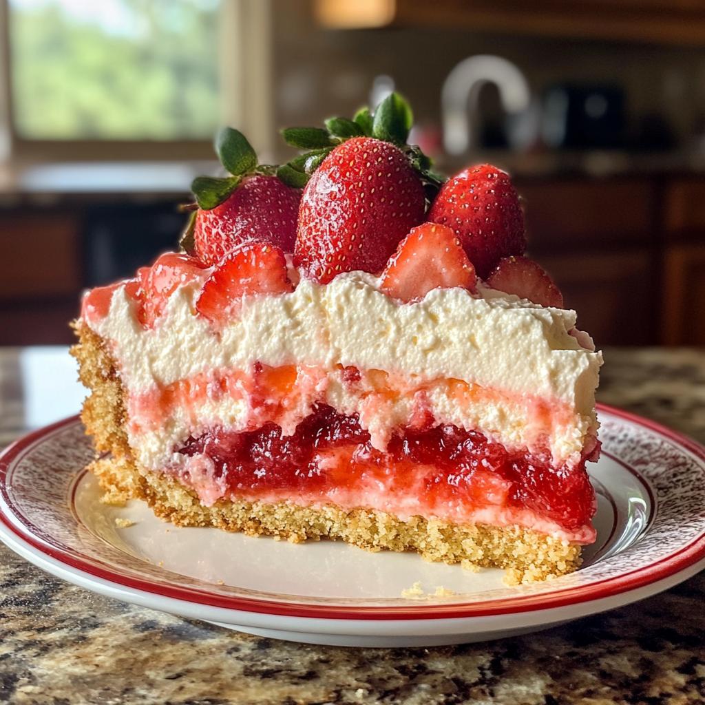 strawberry cheesecake dump cake