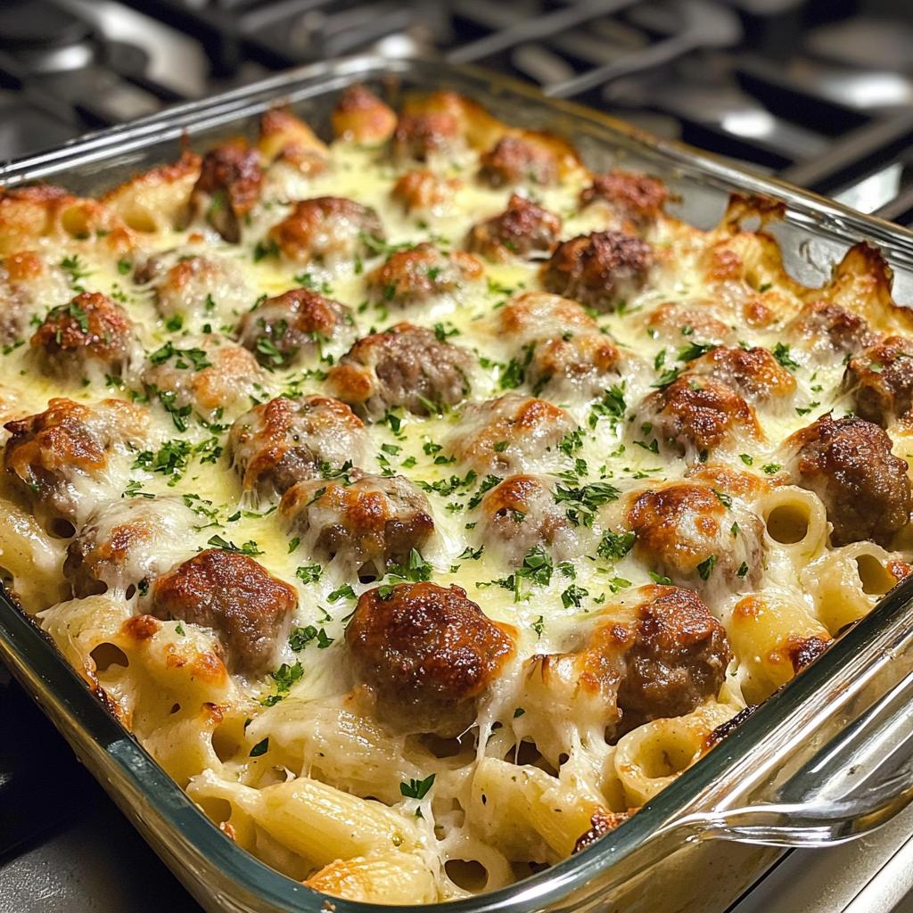 swedish meatball pasta bake