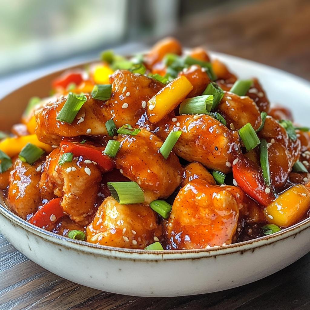 sweet chili chicken - detail 1