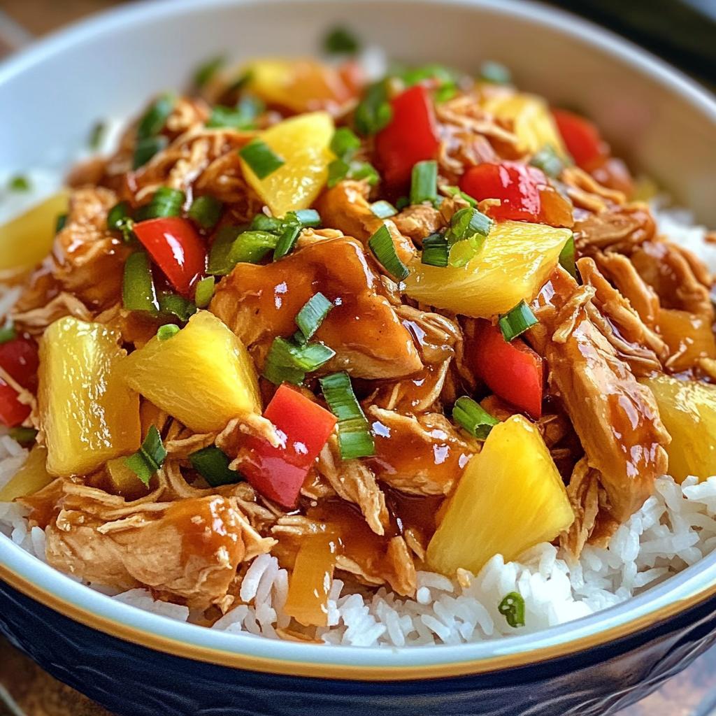 sweet hawaiian crockpot chicken