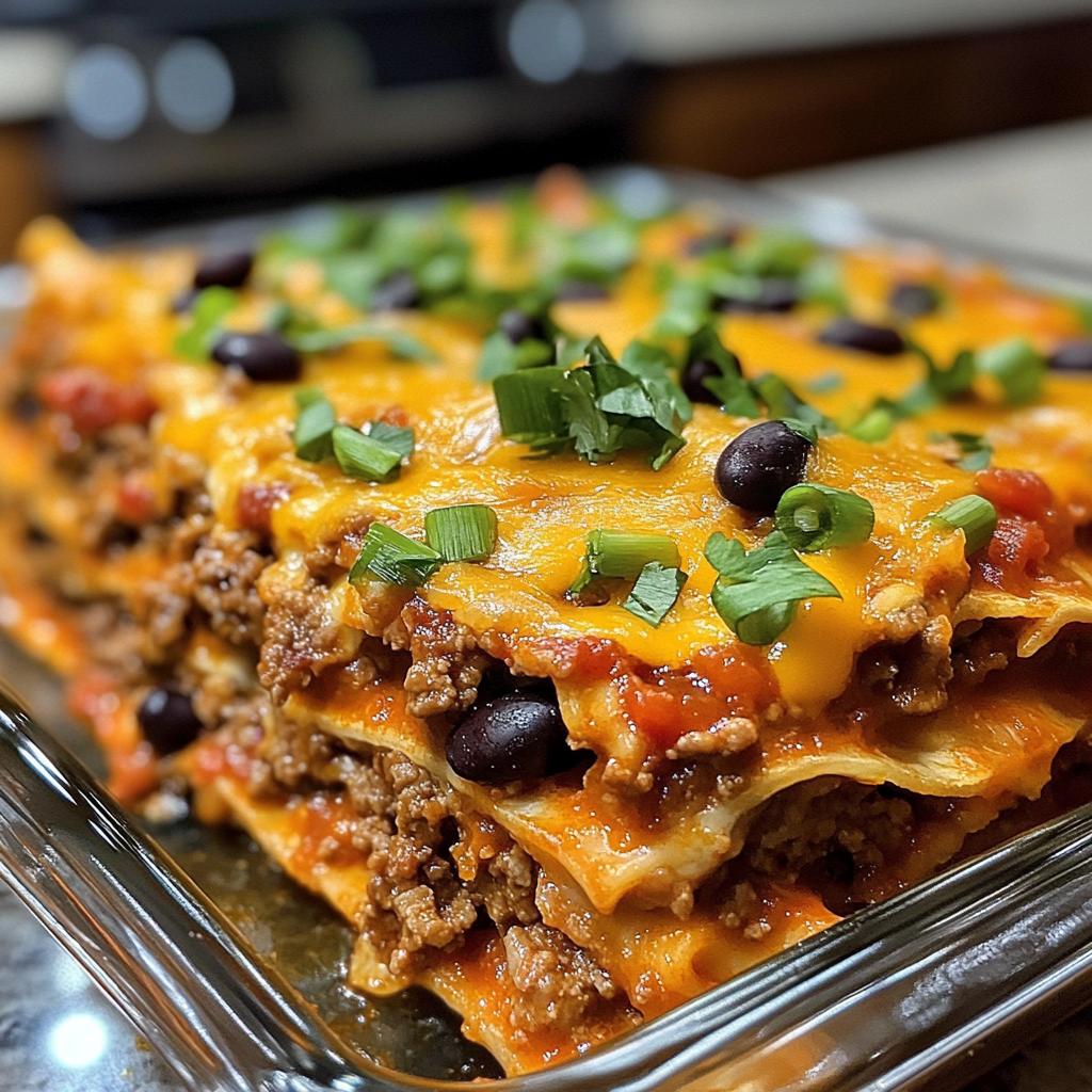 taco lasagna