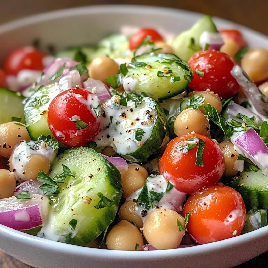tzatziki chickpea salad