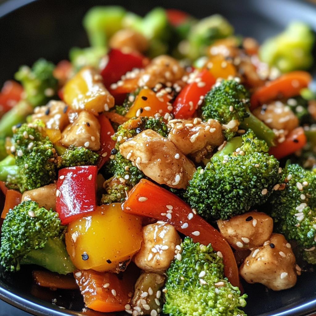 vegetable stir fry - detail 1