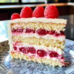 white chocolate raspberry dream cake