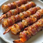 air fryer bacon wrapped shrimp