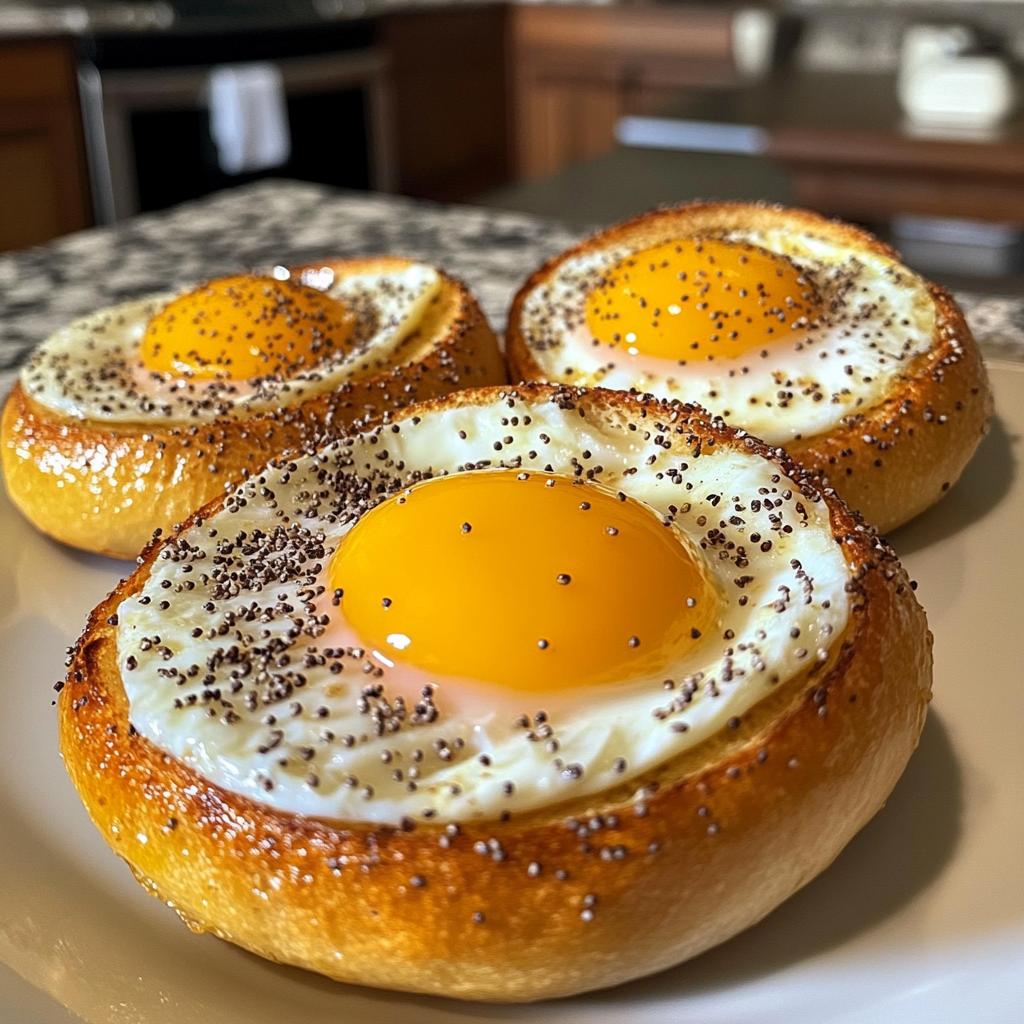 air fryer bagel and egg