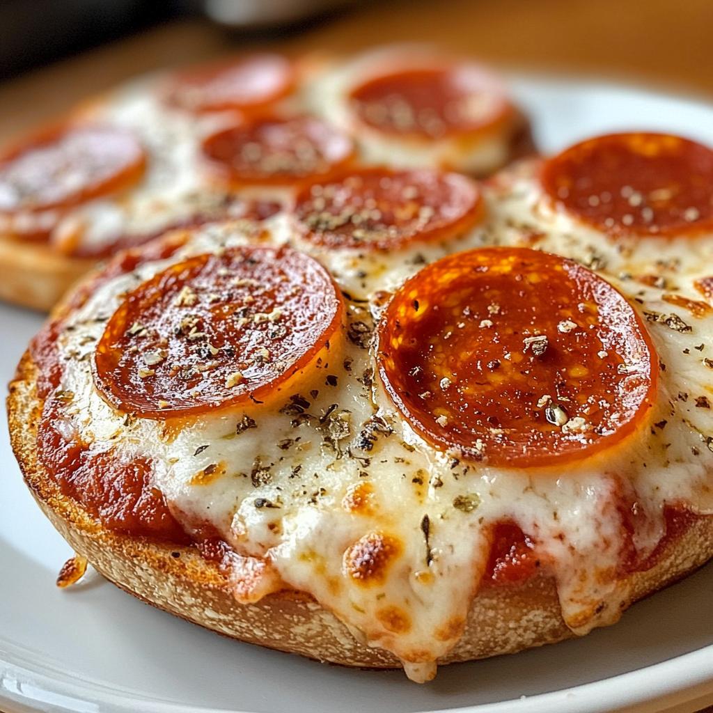 air fryer bagel pizza