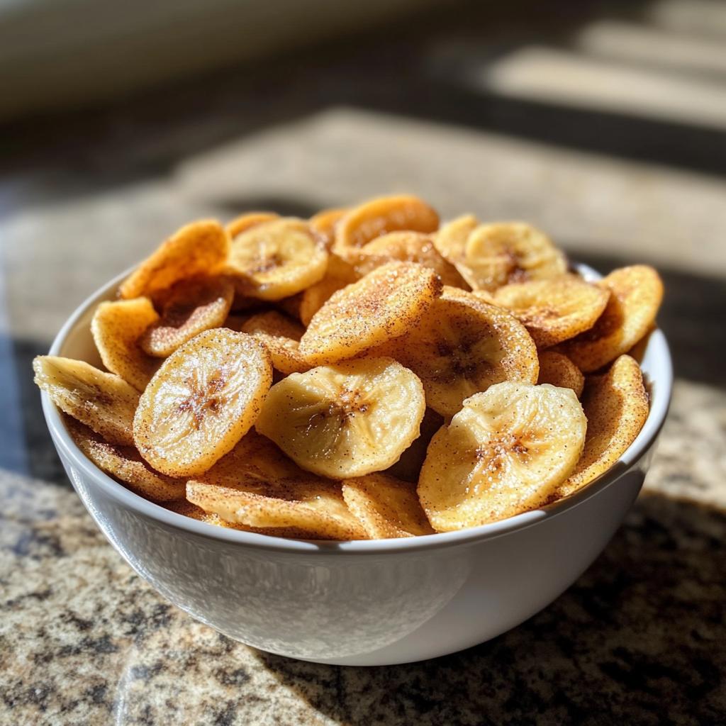 air fryer banana chips