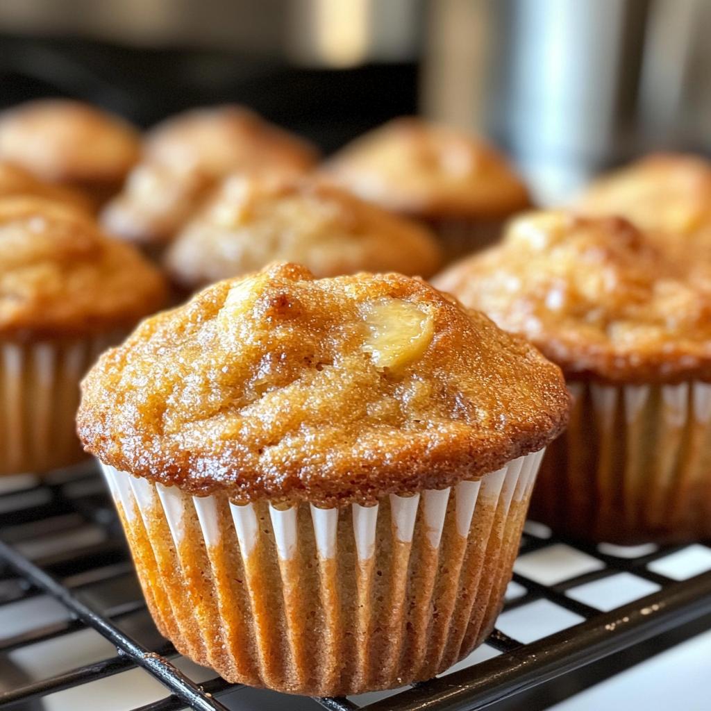 air fryer banana muffins