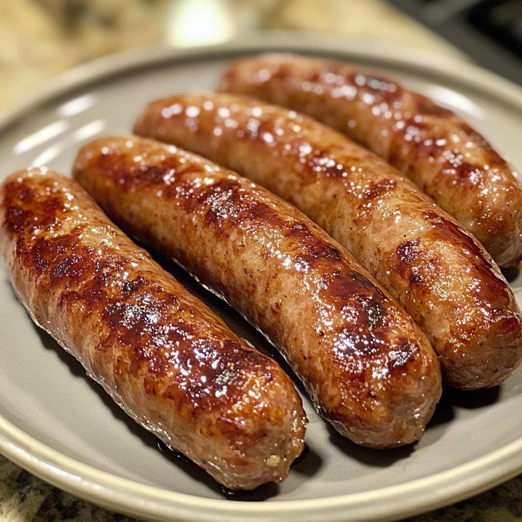 air fryer breakfast sausage links