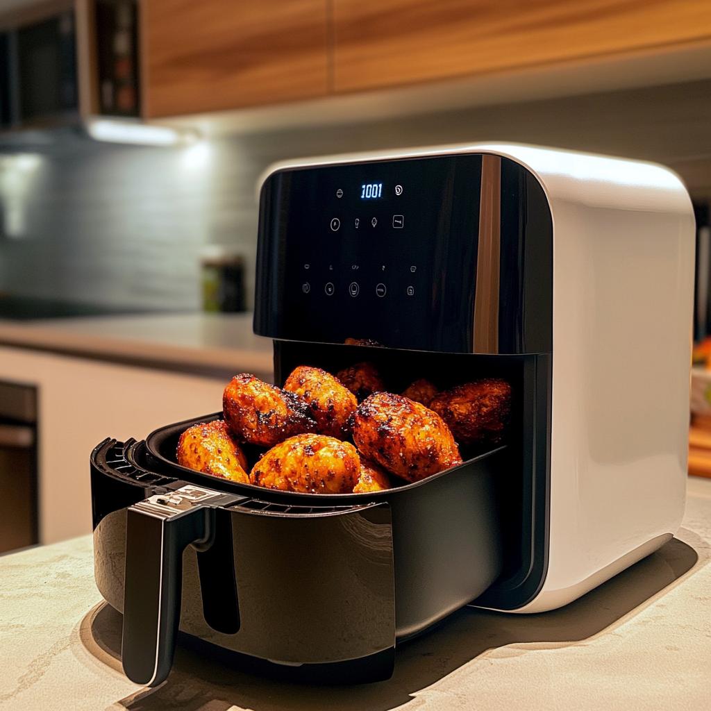air fryer built in cabinet