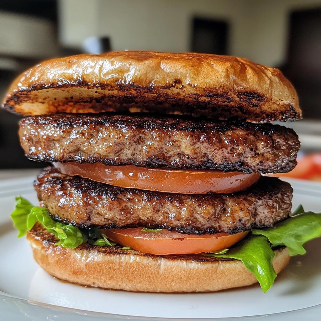 air fryer burgers patty