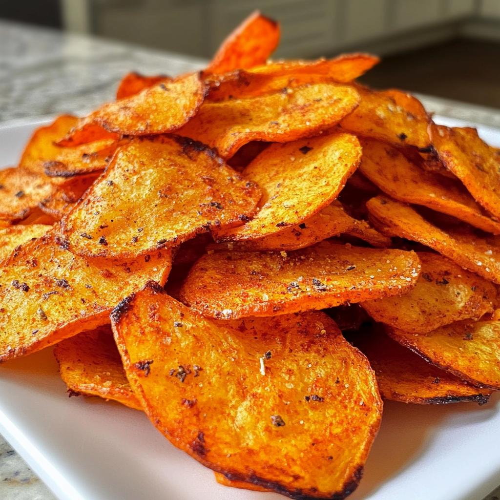 air fryer carrot chips