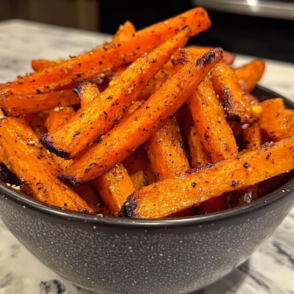 air fryer carrot fries