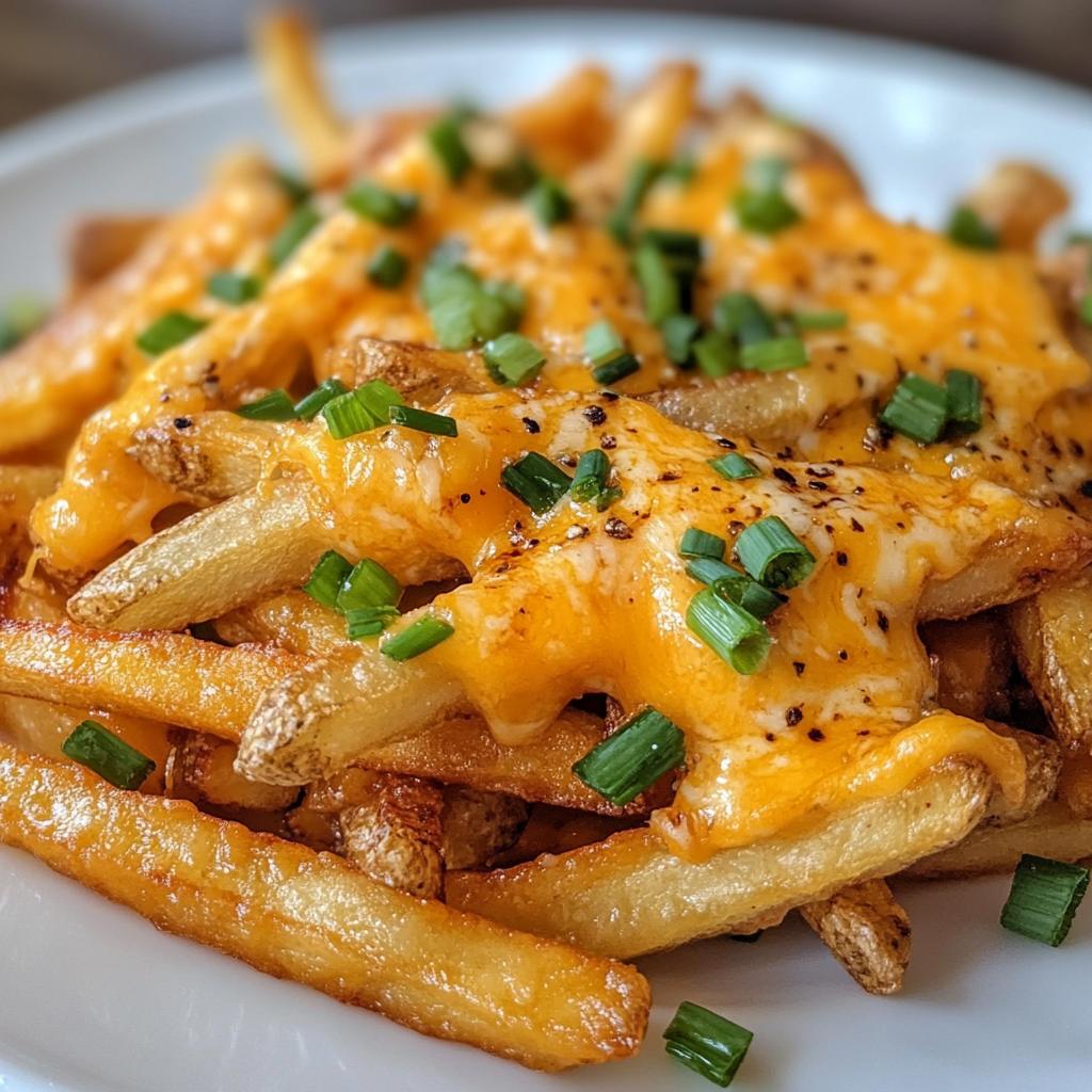 air fryer cheese fries