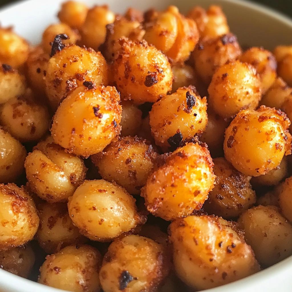 air fryer chick peas snack