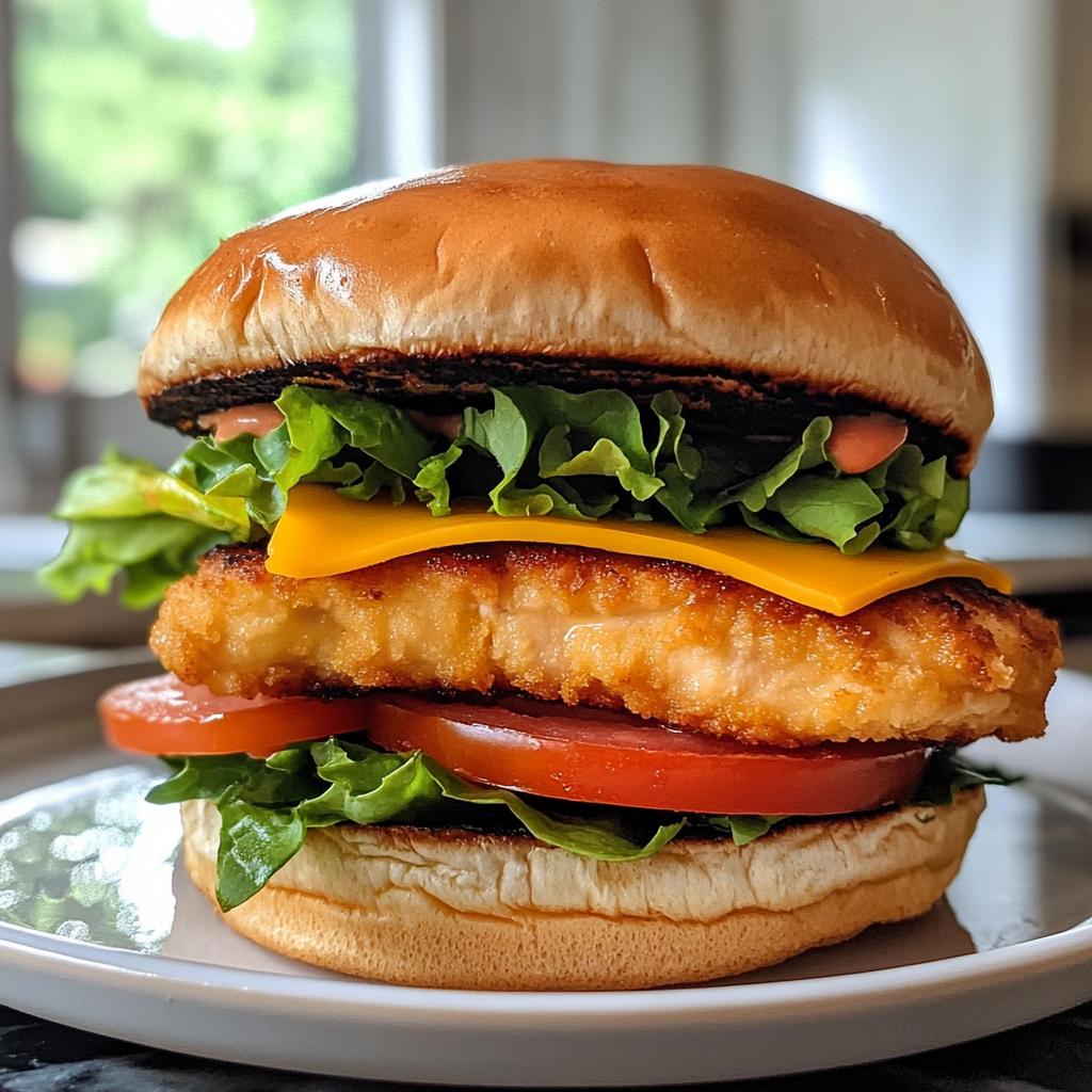 air fryer chicken burgers