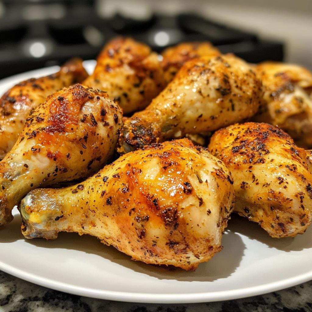 air fryer chicken drumsticks crispy - detail 1