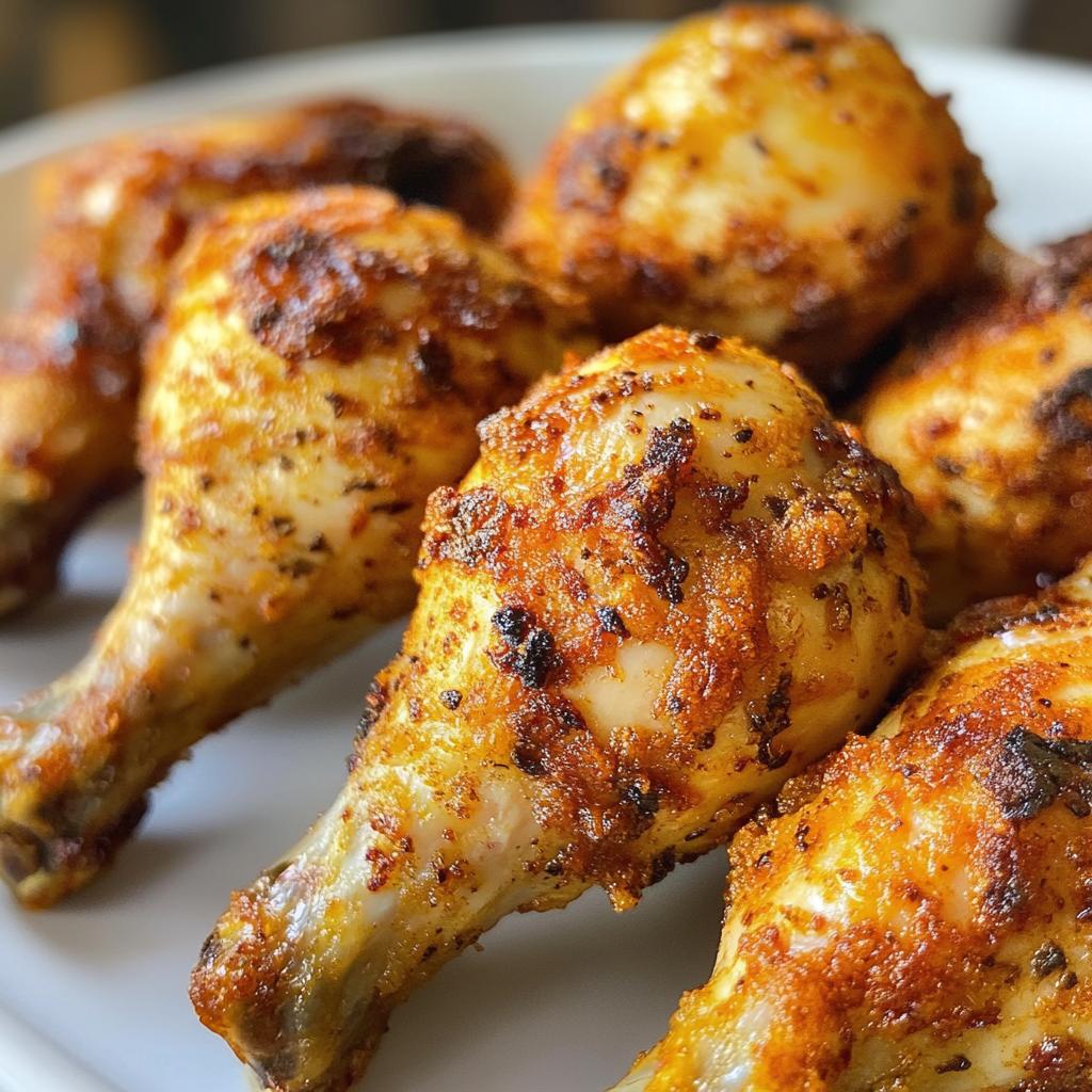 air fryer chicken drumsticks crispy