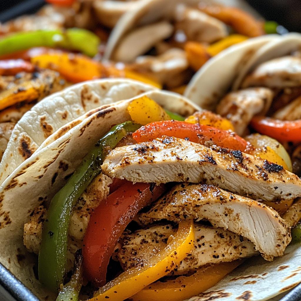 air fryer chicken fajitas easy - detail 1