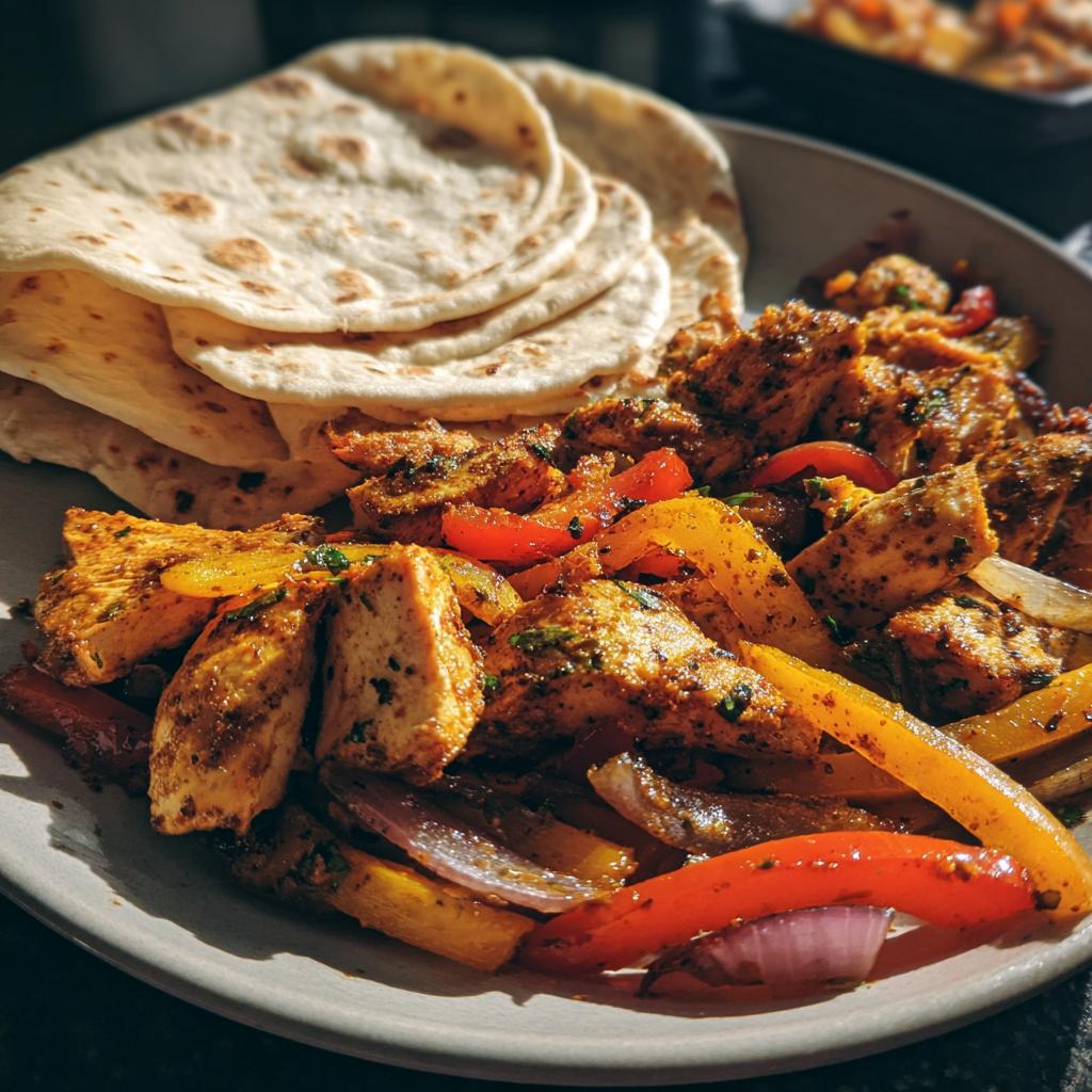 air fryer chicken fajitas