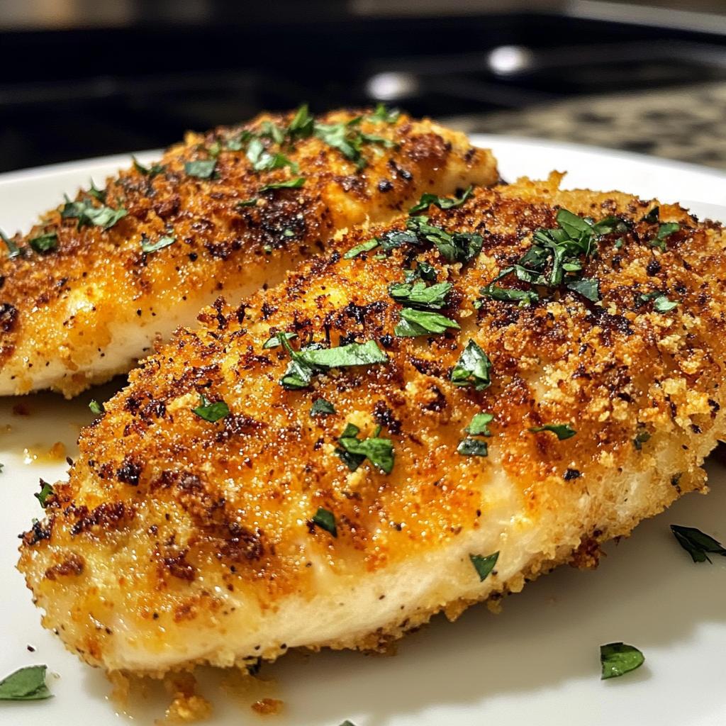 air fryer chicken fillets - detail 1