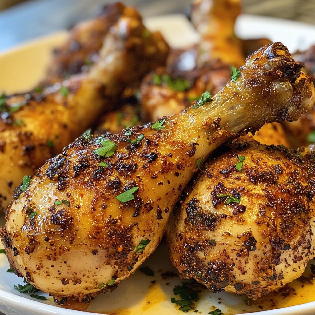 air fryer chicken legs bone in crispy