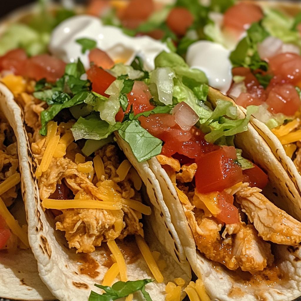 air fryer chicken tacos
