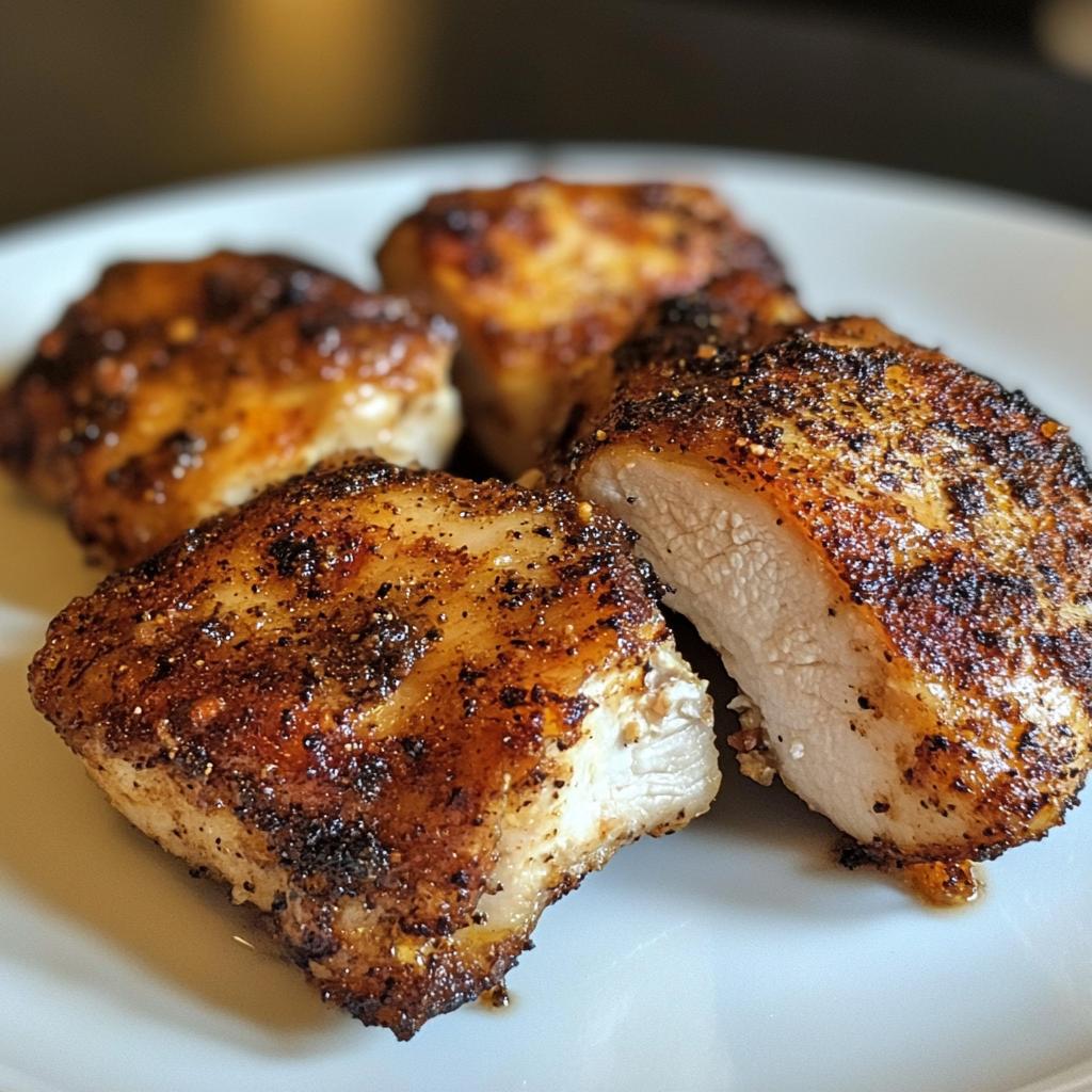 air fryer chicken thighs bone in skin on