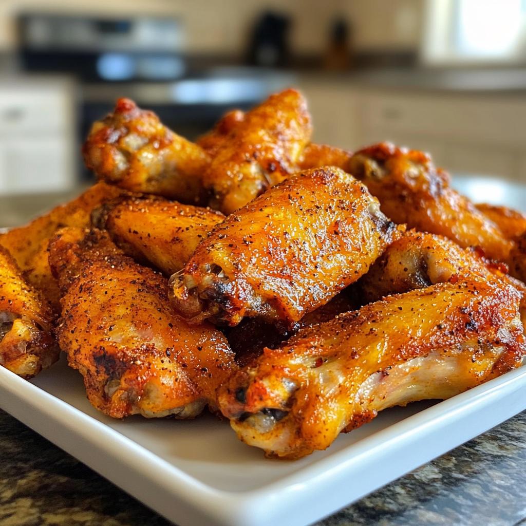 air fryer chicken wings baking powder - detail 1
