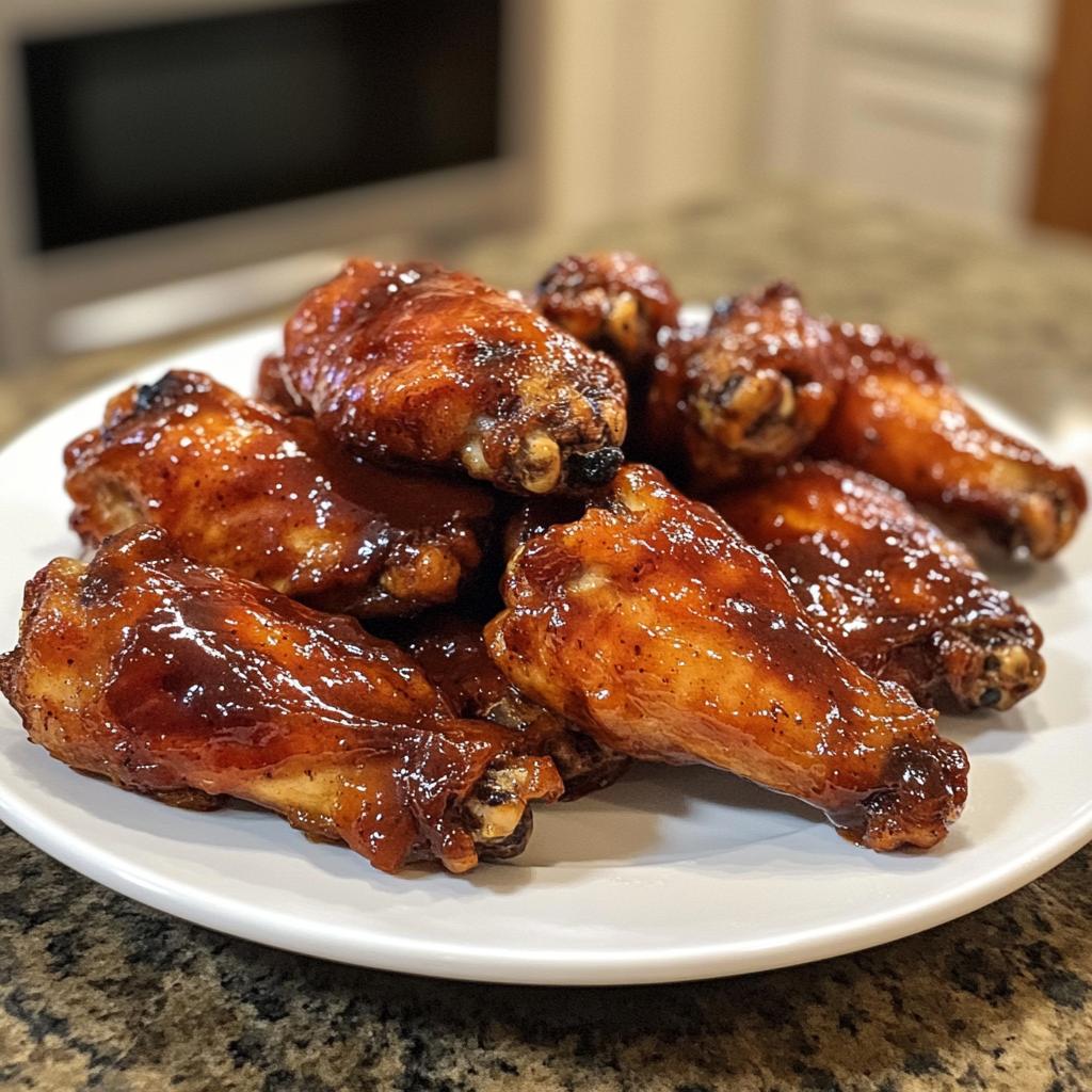 air fryer chicken wings bbq - detail 1