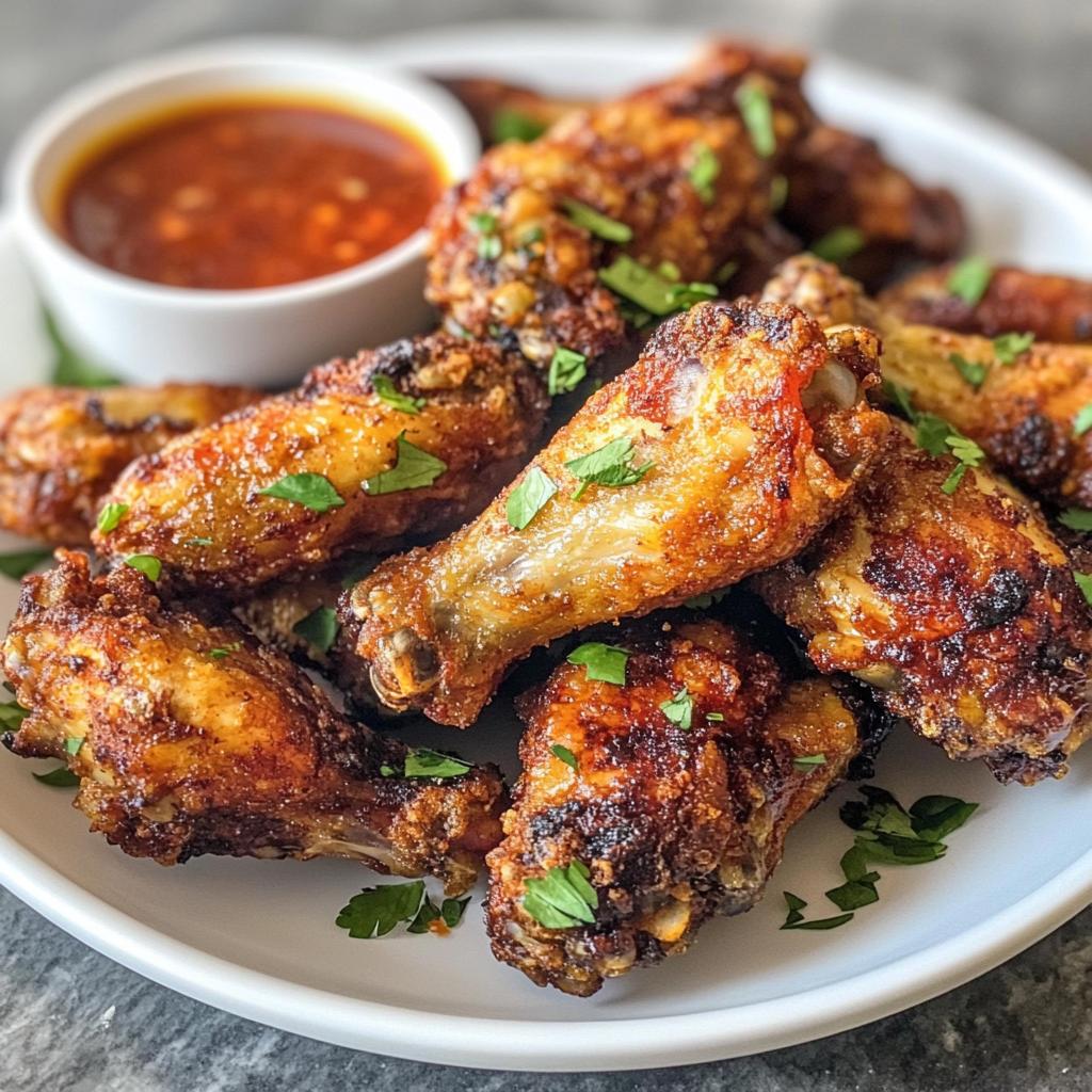 air fryer chicken wings crispy