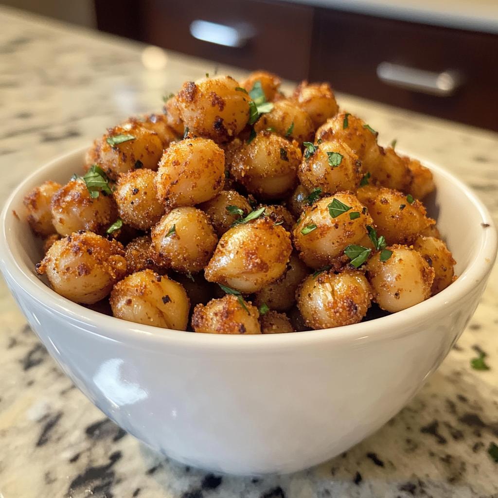 air fryer chickpea snack