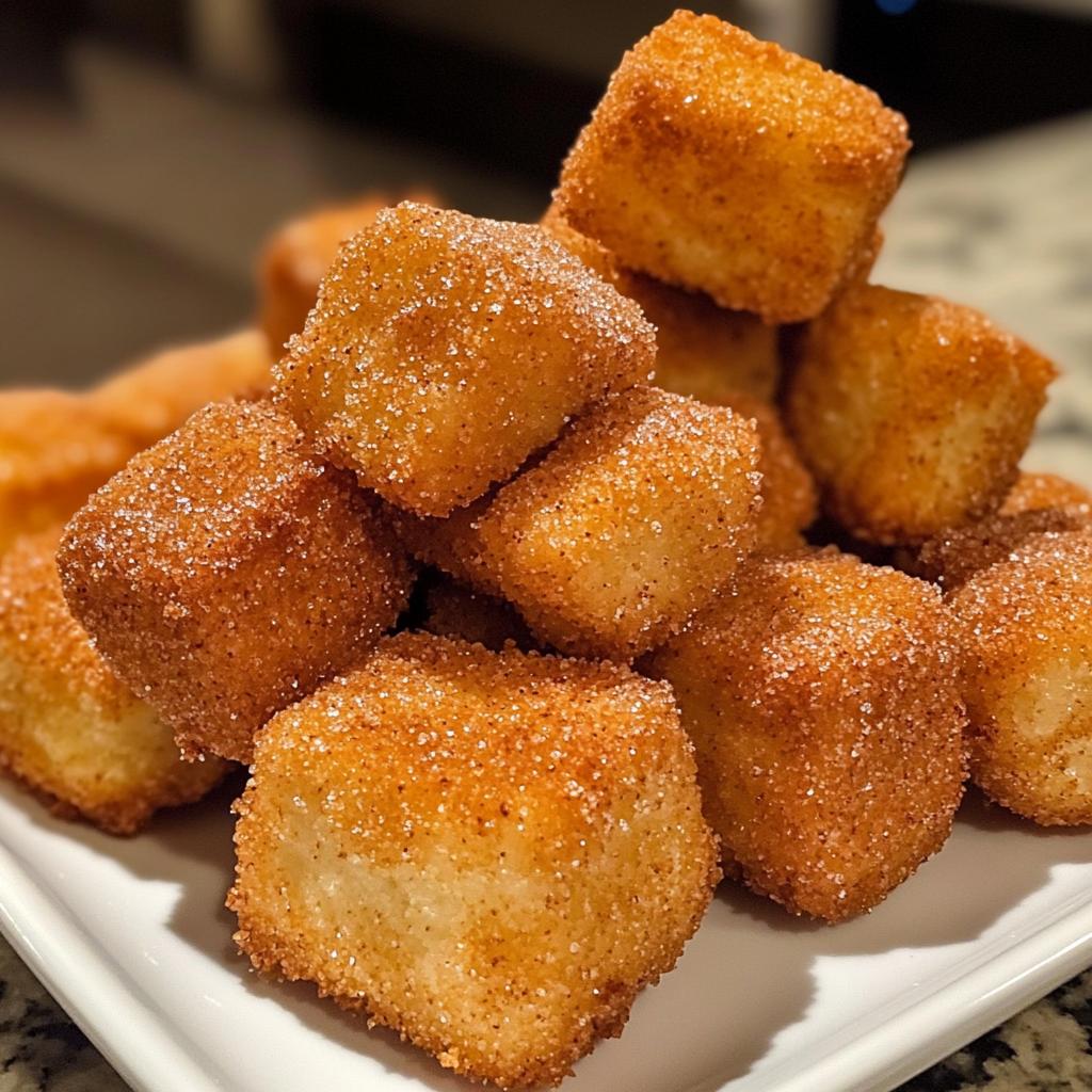 air fryer churro bites