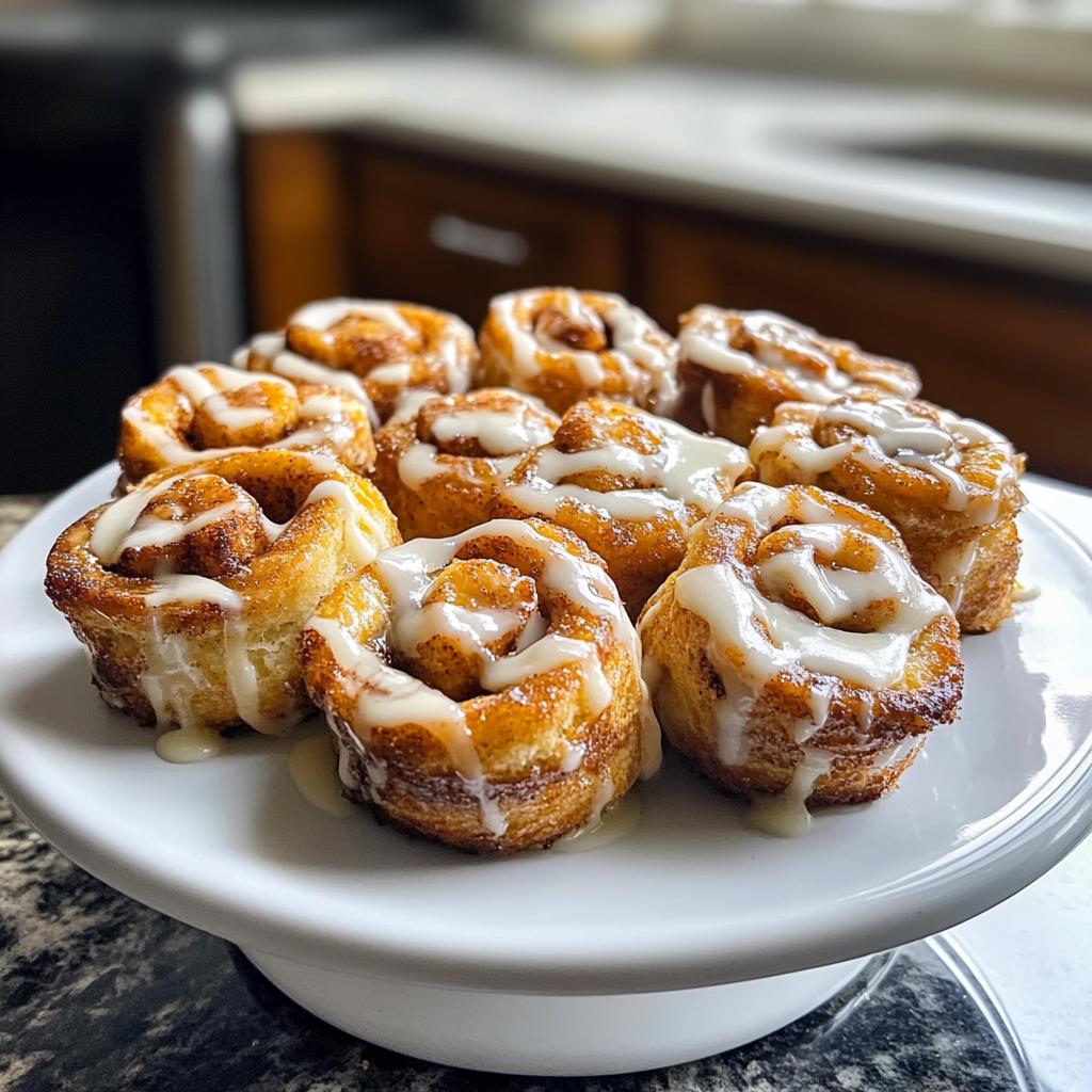 air fryer cinnamon roll bites