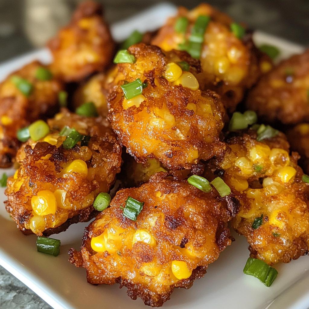air fryer corn fritters