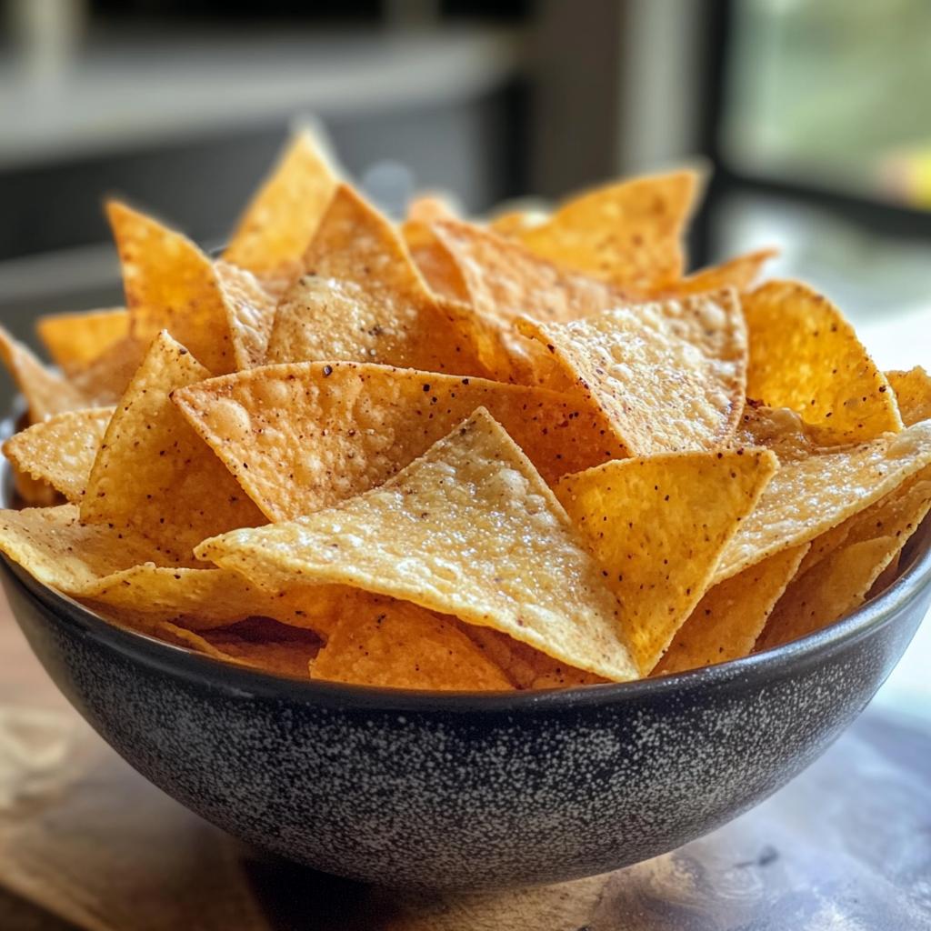air fryer corn tortilla chips