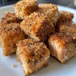 air fryer crispy salmon bites
