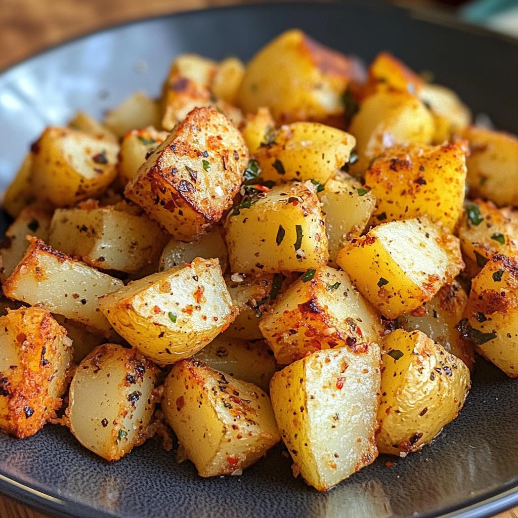 air fryer cubed potato
