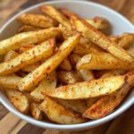 air fryer french fries homemade crispy