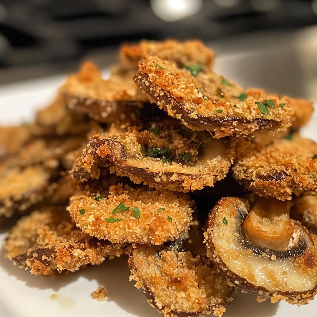 air fryer fried mushrooms