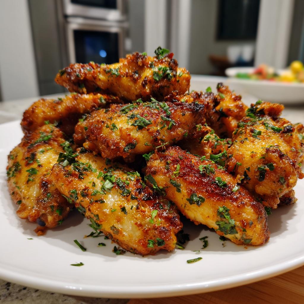 air fryer frozen chicken wings