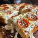 air fryer garlic bread pizza