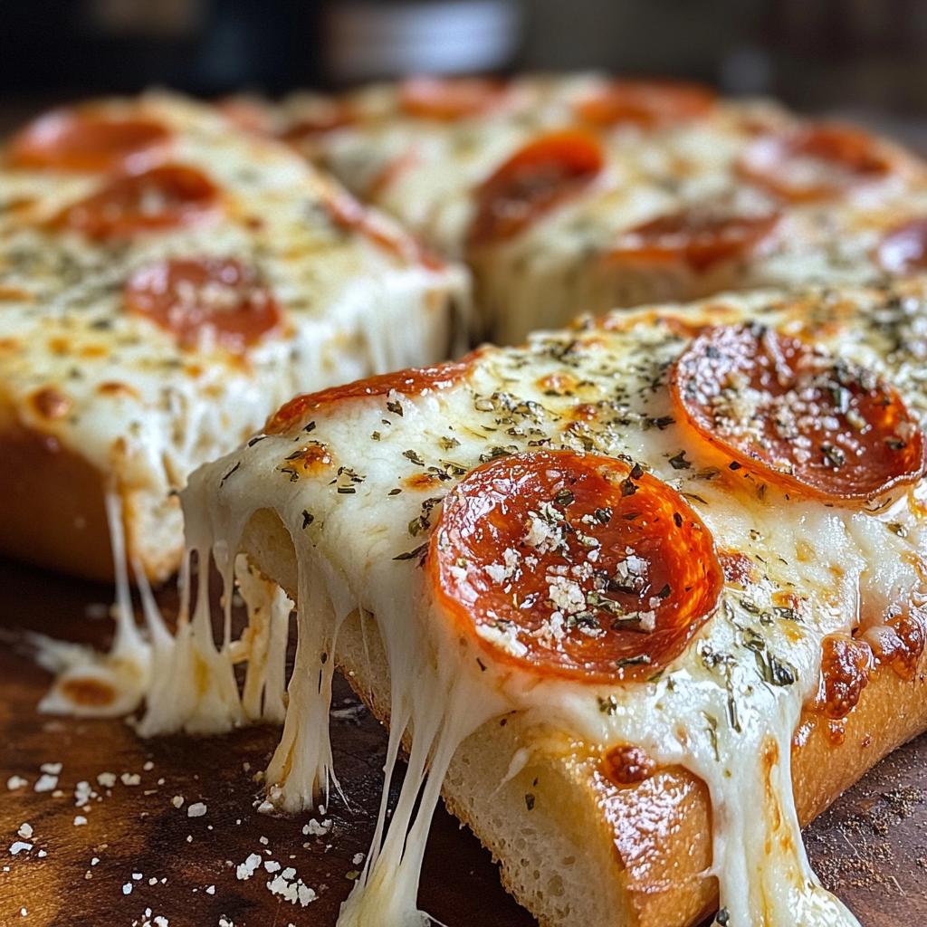 air fryer garlic bread pizza
