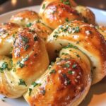 air fryer garlic knots