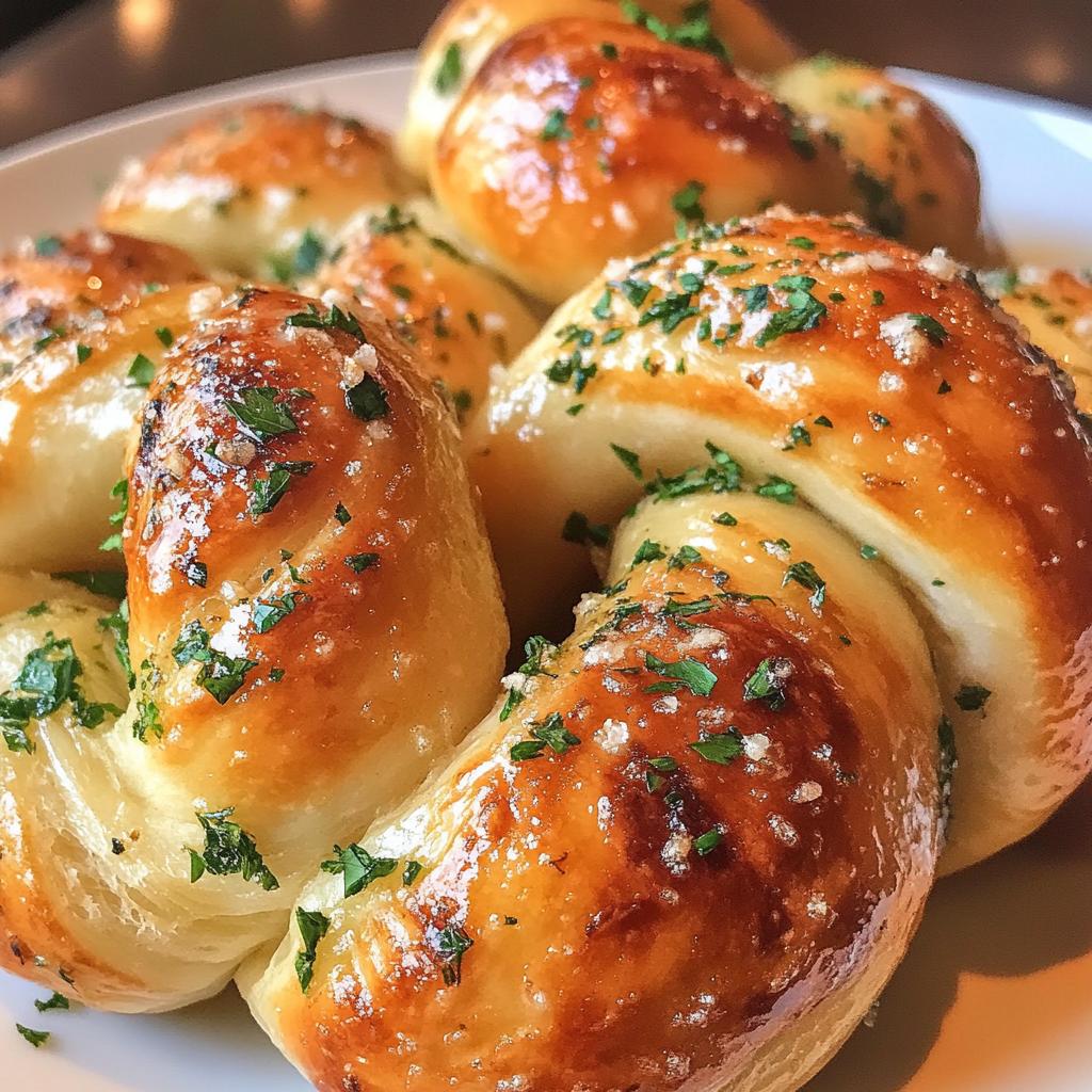 air fryer garlic knots
