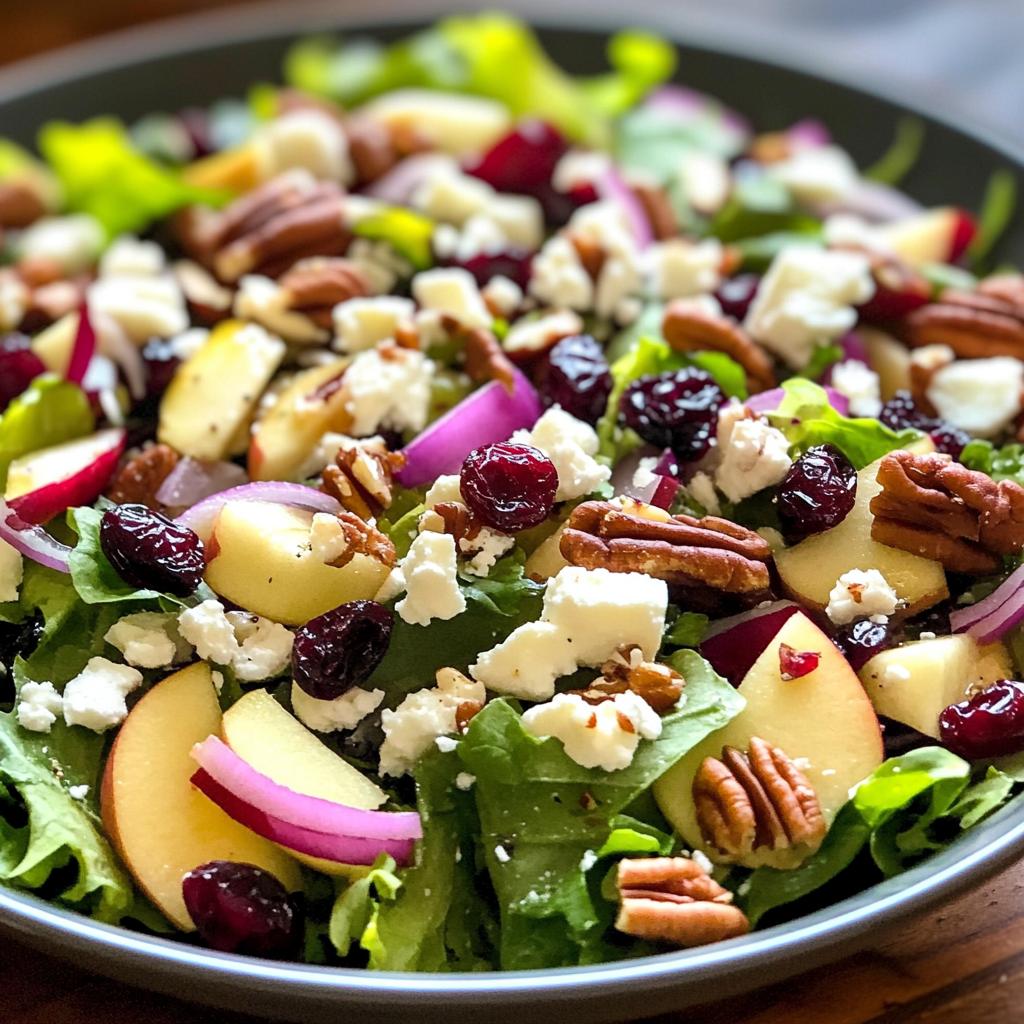apple cranberry pecan salad