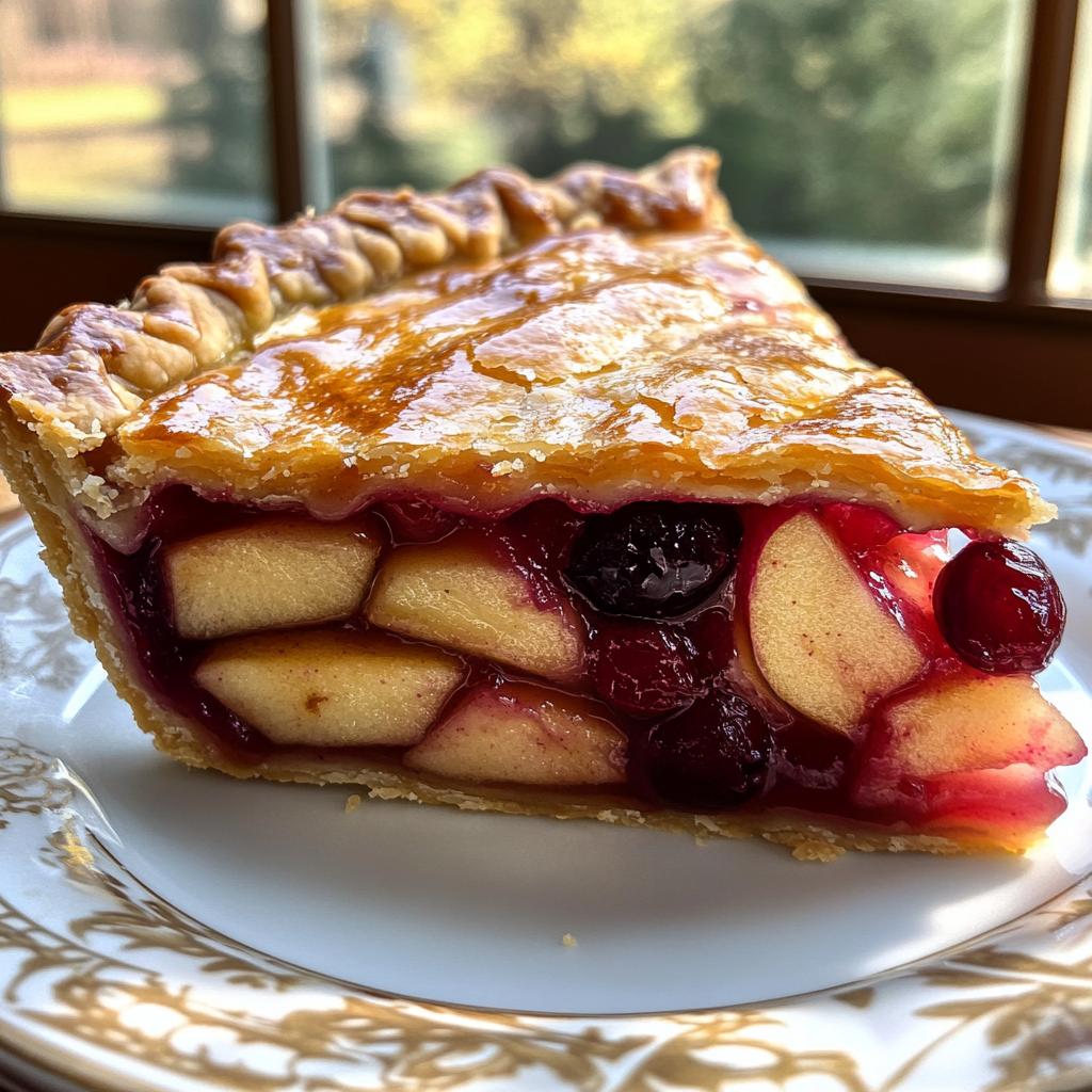 apple cranberry pie